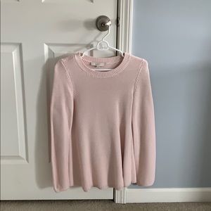 Loft long sleeve pink sweater